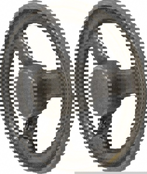 Spoked Straight Handwheel: Plain Finish